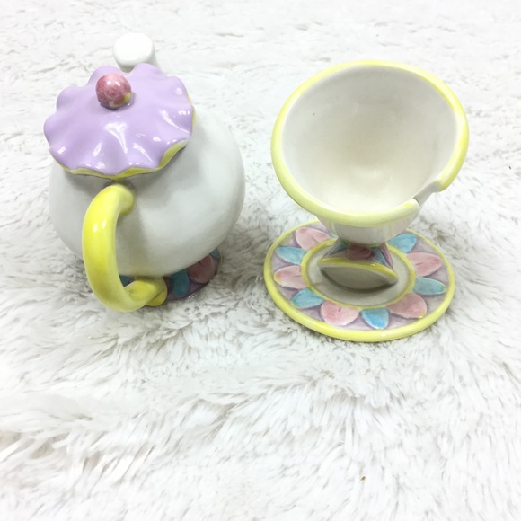 Disney vintage Mrs. Potts and Chip figurines - Picture 3 of 6